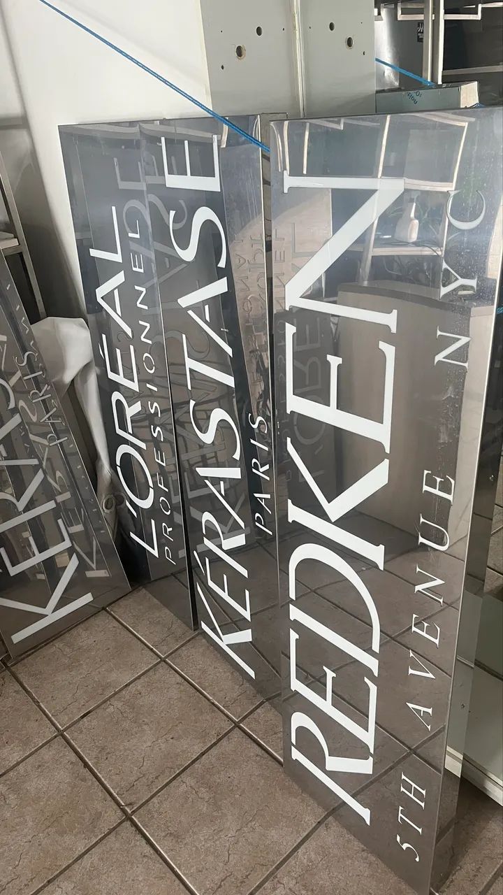 Placas decorativas para salão de beleza - Foto 3