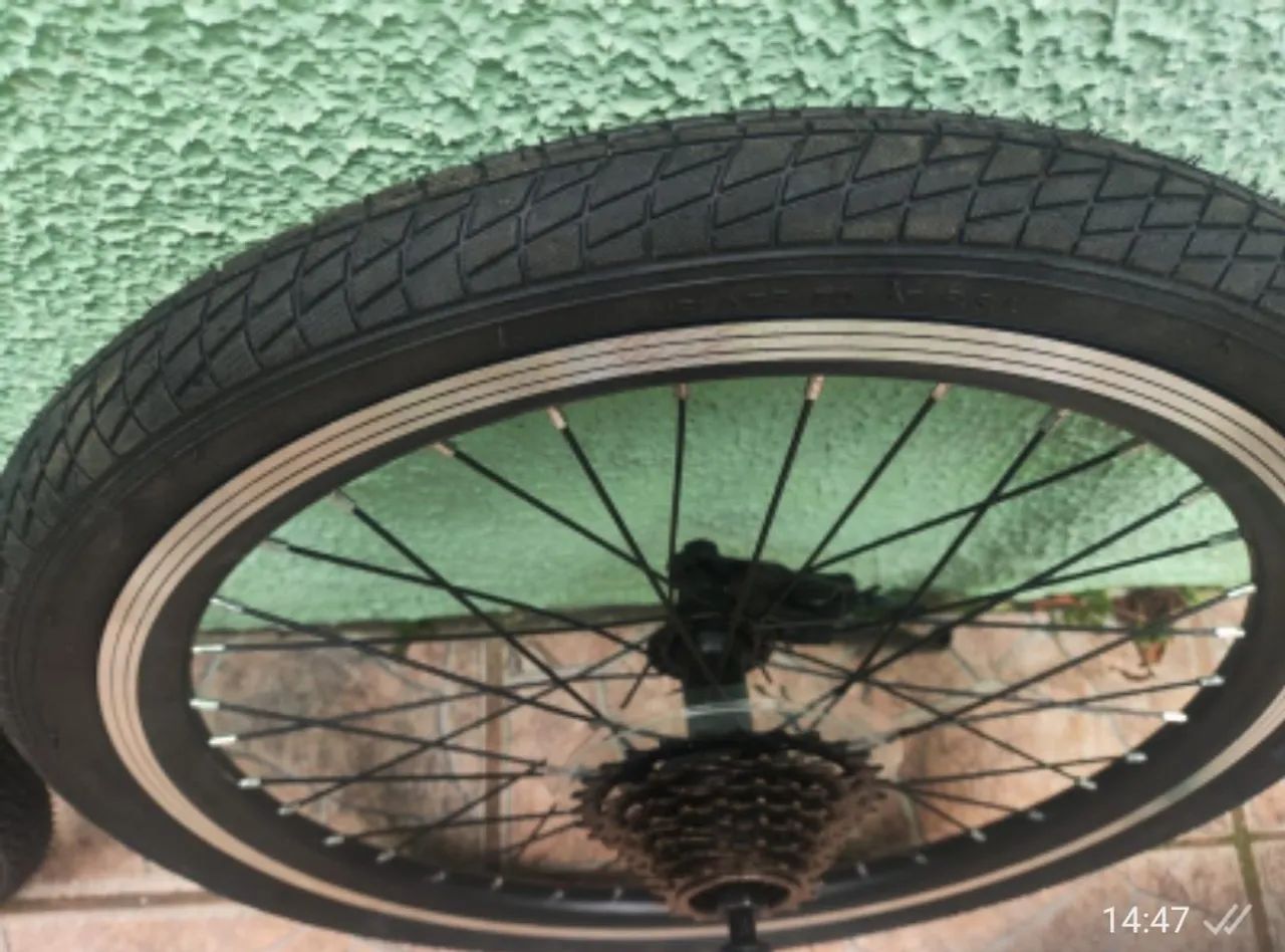 Par de rodas aro 20 completas  - Foto 2