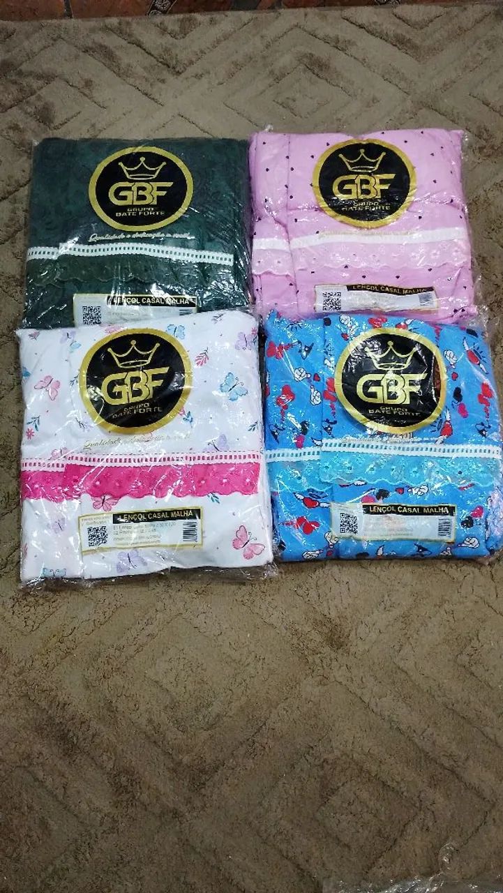 Lençol casal e lençol King 