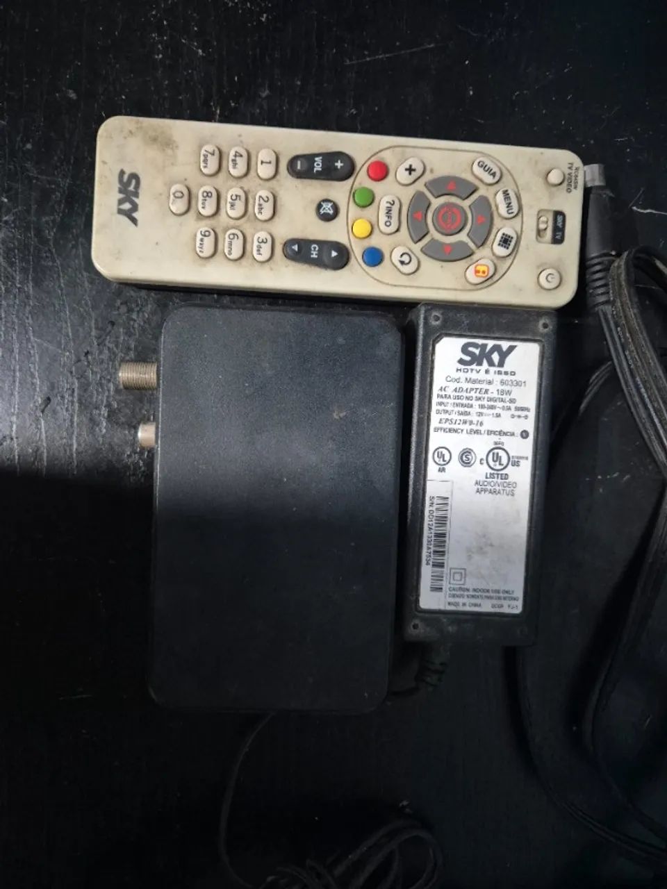 Receptor Sky HDTV S14B completo - com defeito - Foto 3