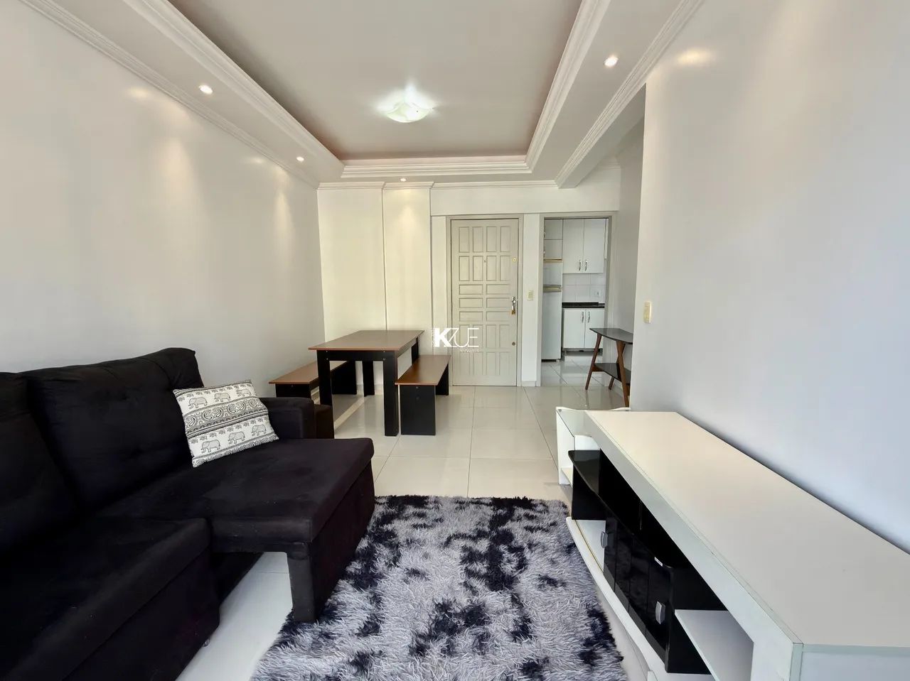 Apartamento mobiliado, 02 dormitórios para alugar no bairro Abraão, Florianópolis SC - Foto 3