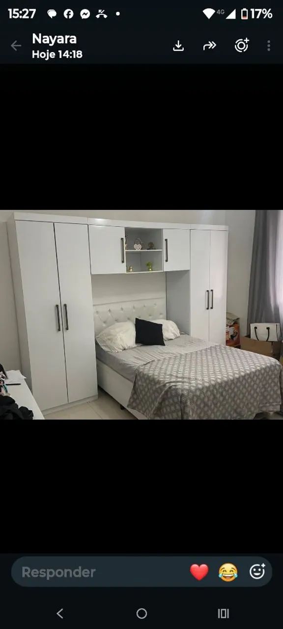 Guarda roupa com prateleira  - Foto 2