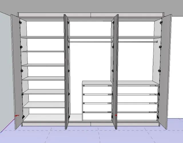 Guarda roupa MDF - NOVO - Foto 3