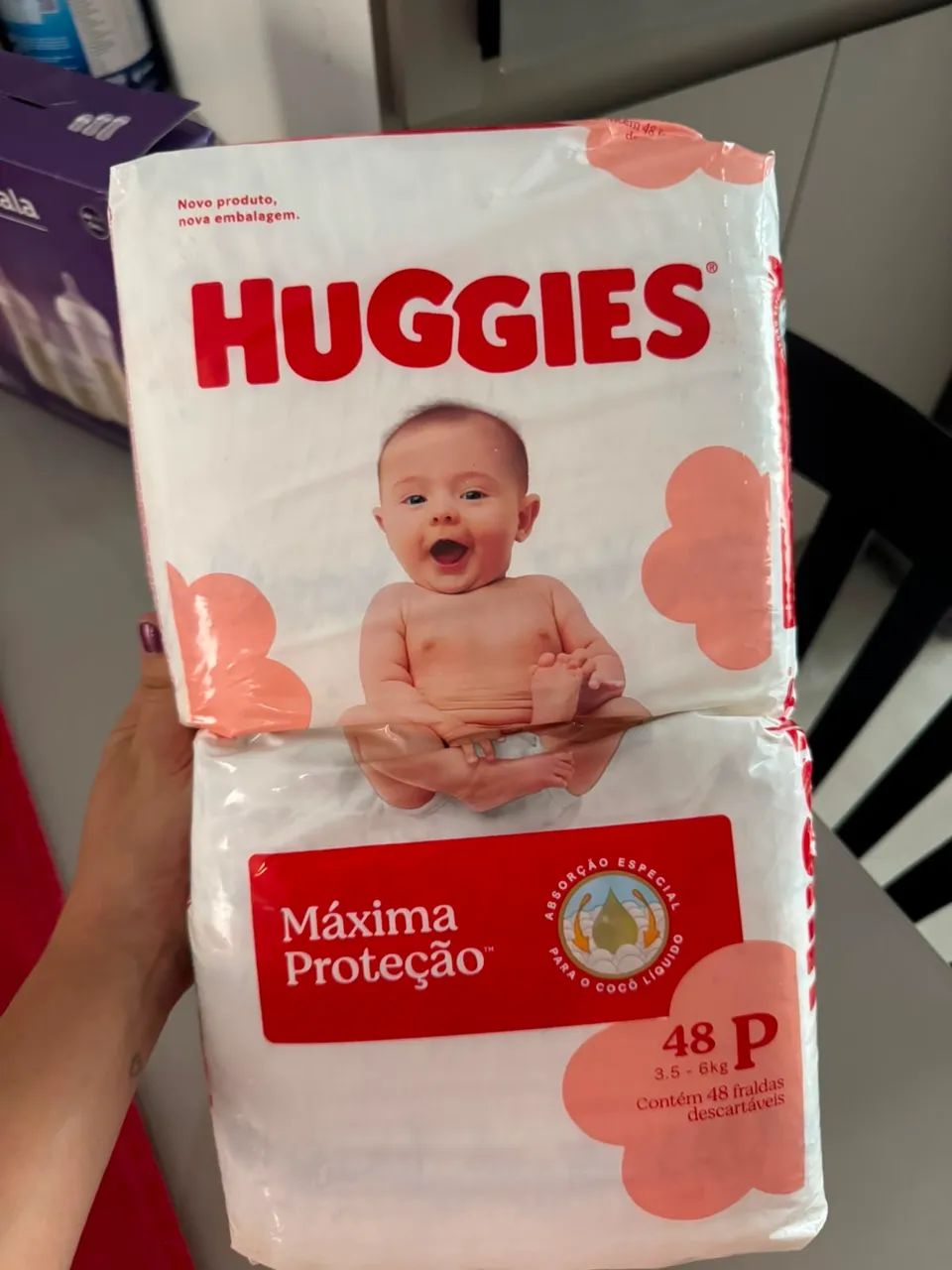 Fralda Huggies P 48 unidades 