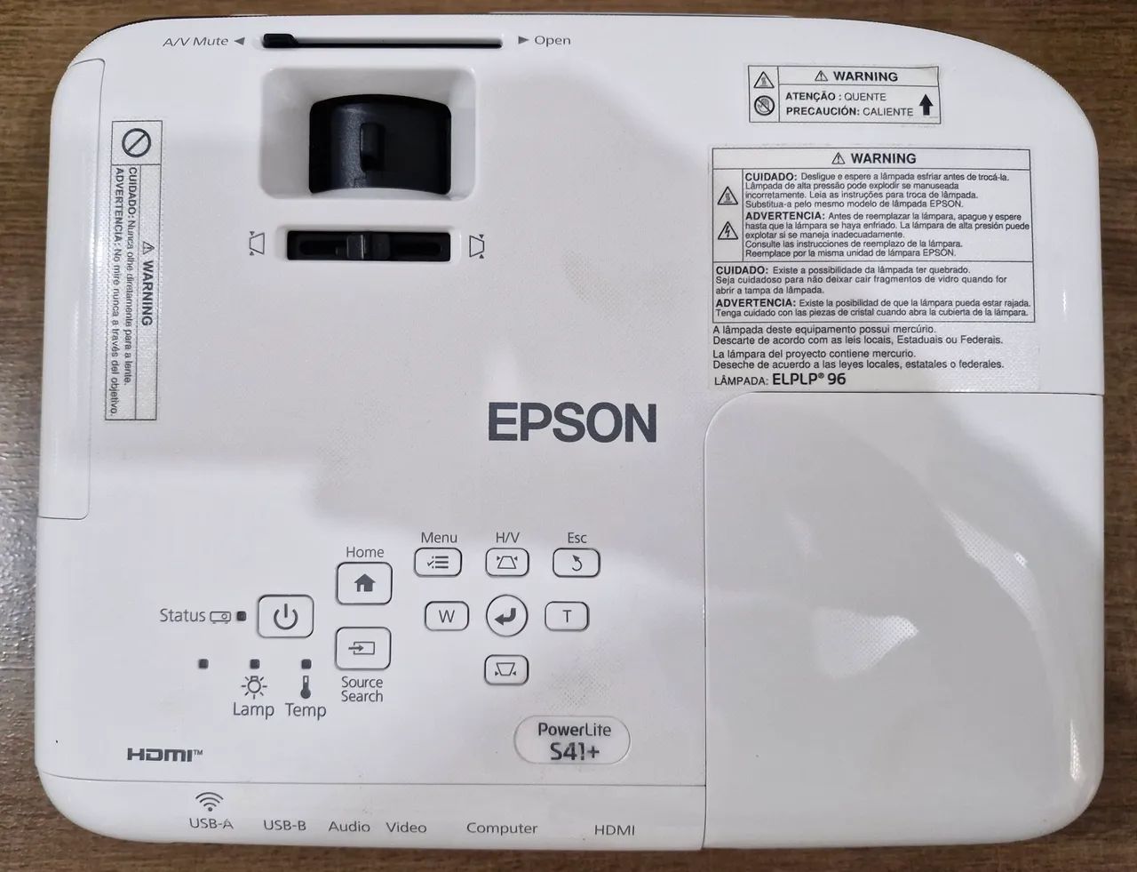 Projetor Epson Powerlight S41+ H842a  - Foto 3