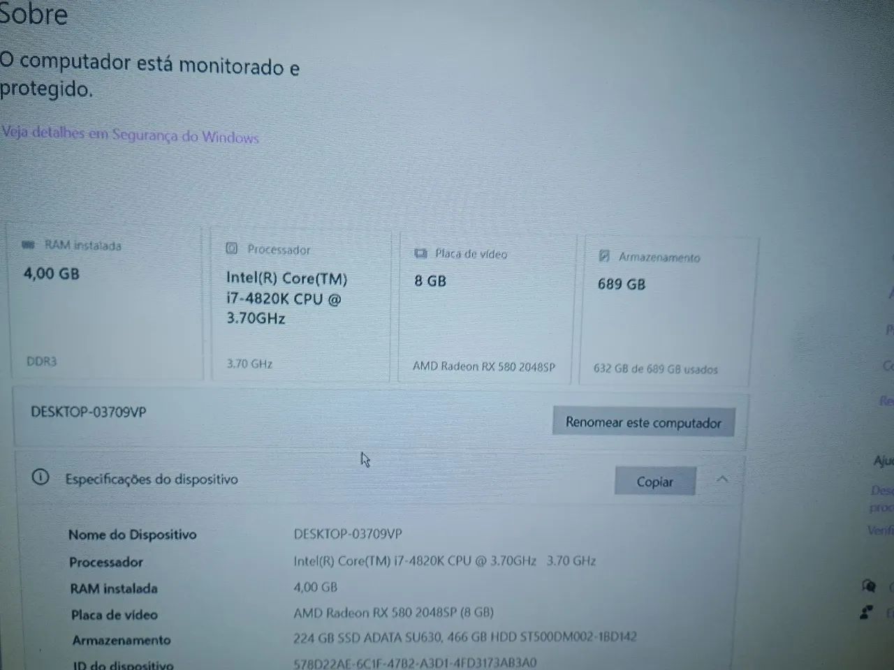 I7 4820k para placa mãe x79 - Foto 2