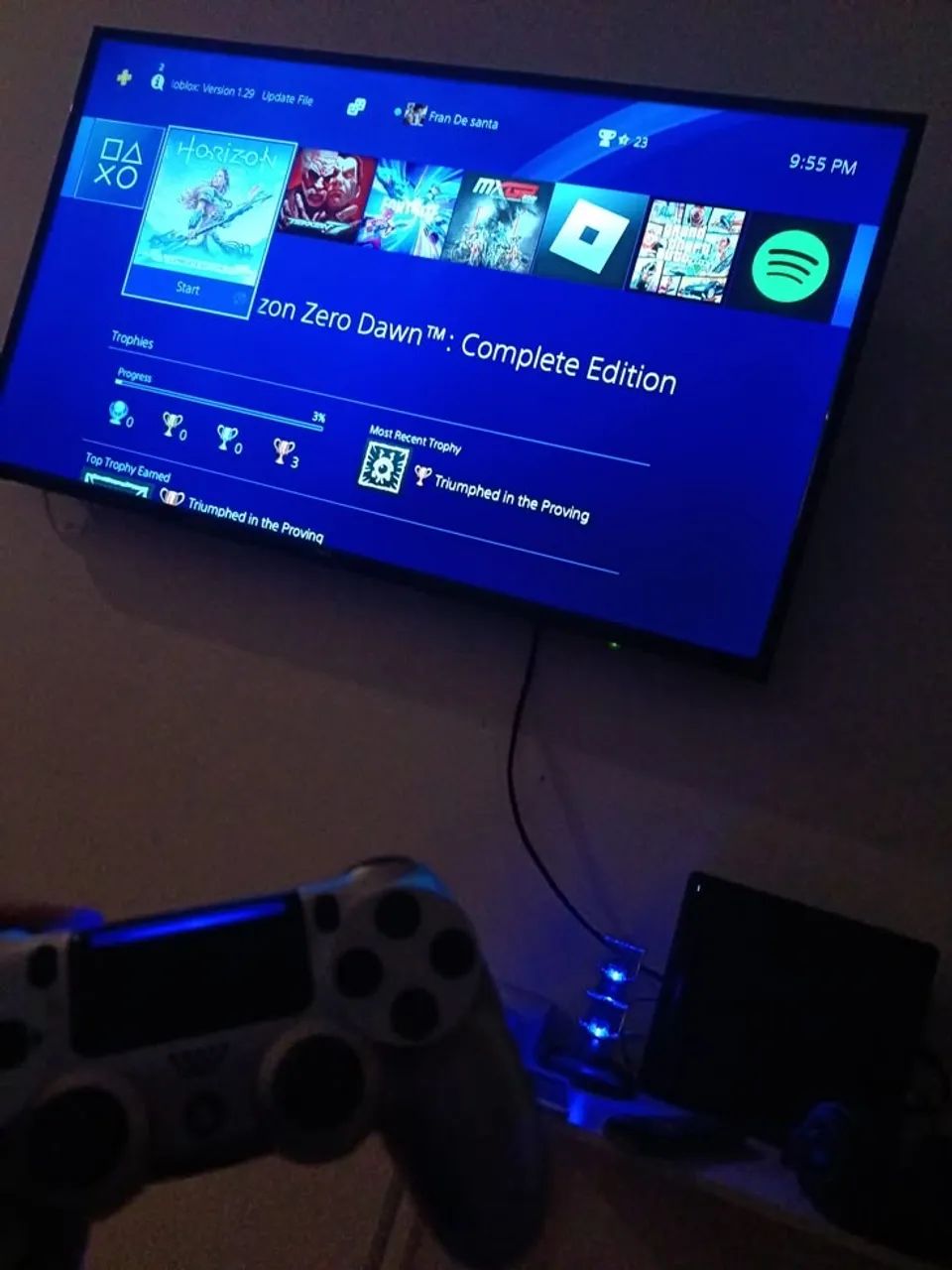 ? PlayStation 4 Slim - Funcionando Perfeitamente! - Foto 3