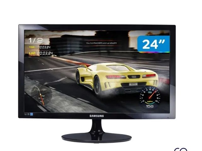 Monitor Samsung Led 24'' Full HD Preto 24d332h - Foto 2