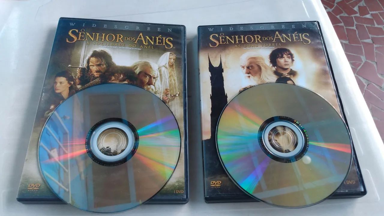 DVD original o senhor dos anéis vol. 1 e2 .  - Foto 4
