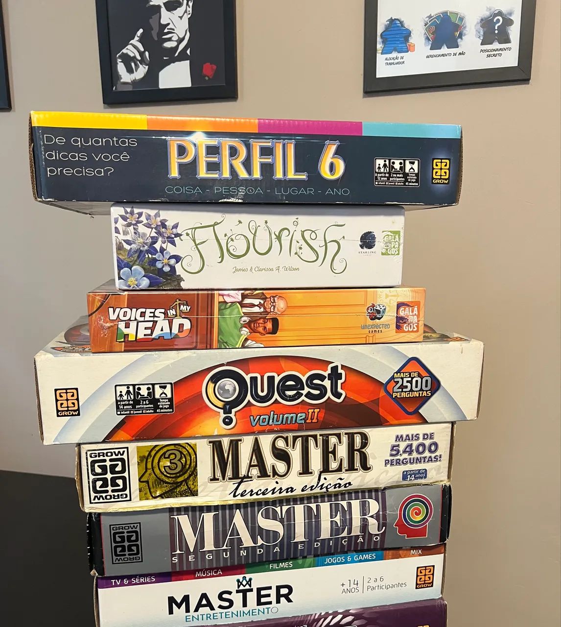 Kit de jogos de tabuleiro 