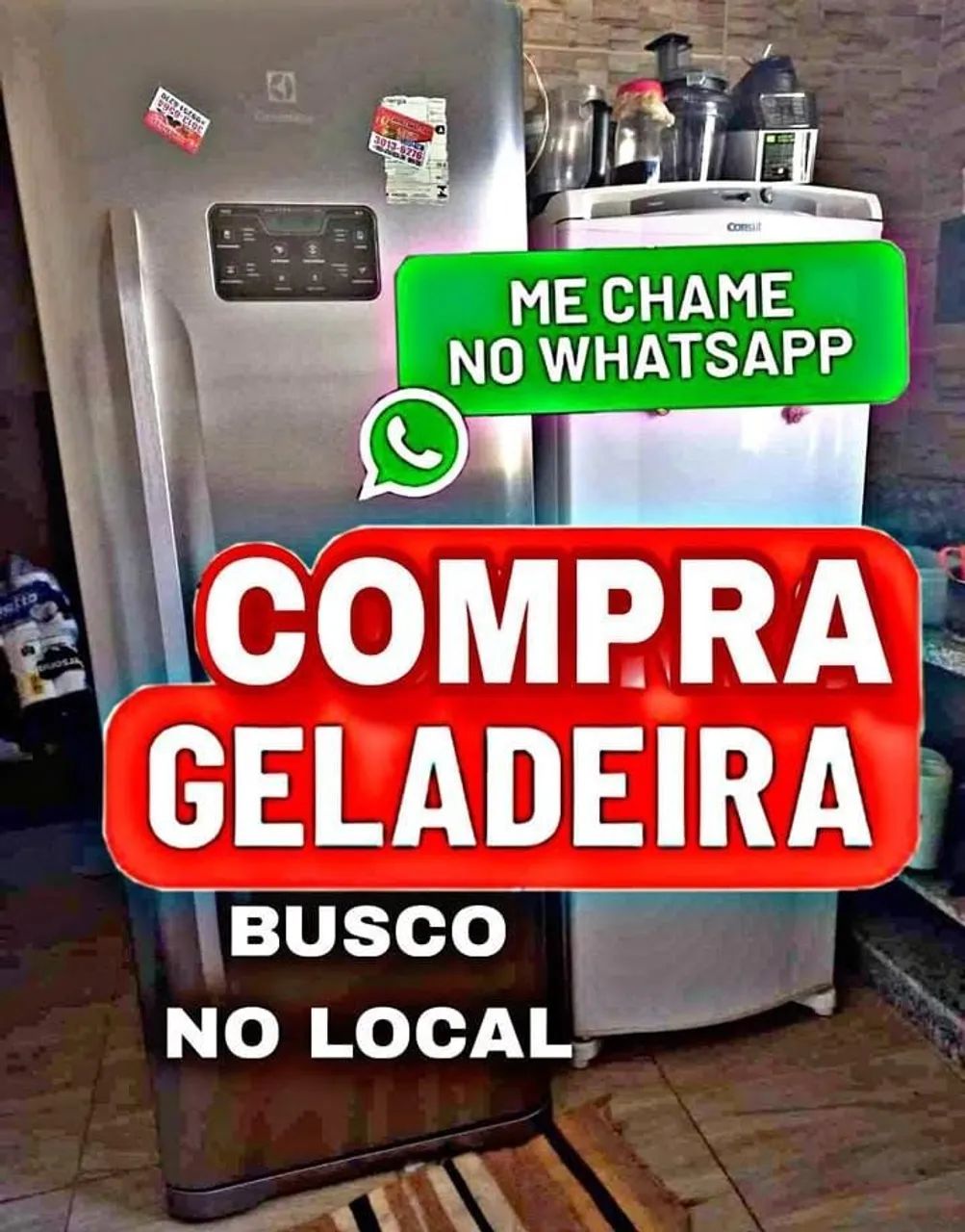 Compramos Side By Side E geladeira Inverse