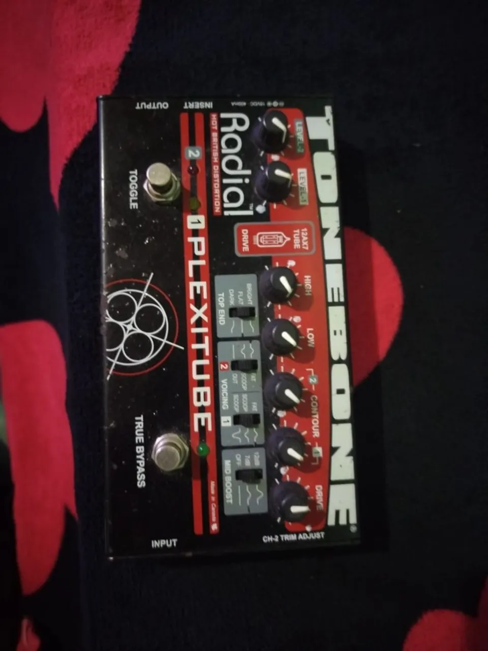 Pedal de Guitarra Radial Tonebone Plexitube - Distorção Valvulada