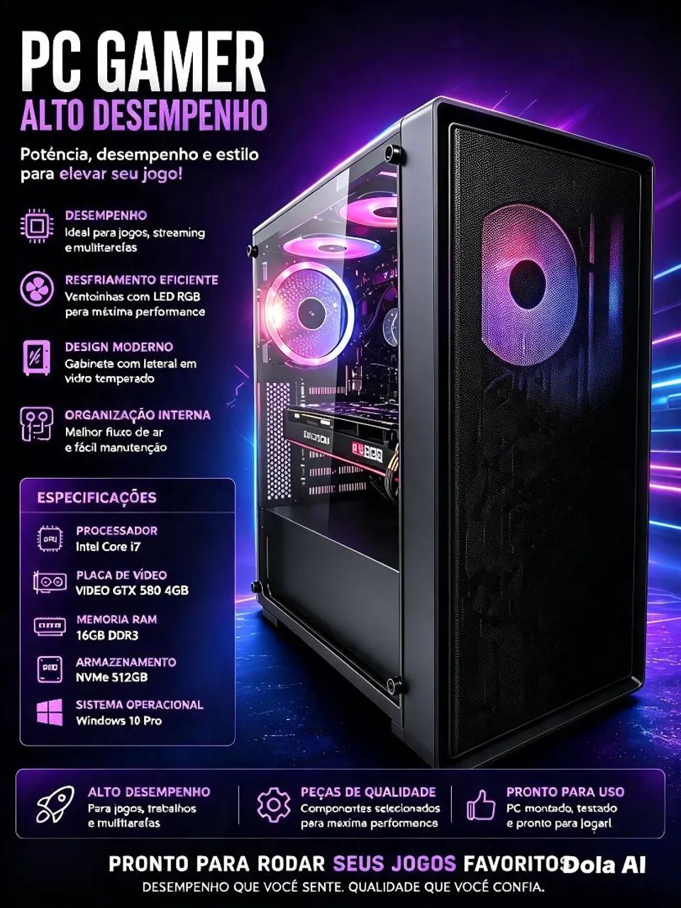Vende - se computador PC GAMER 