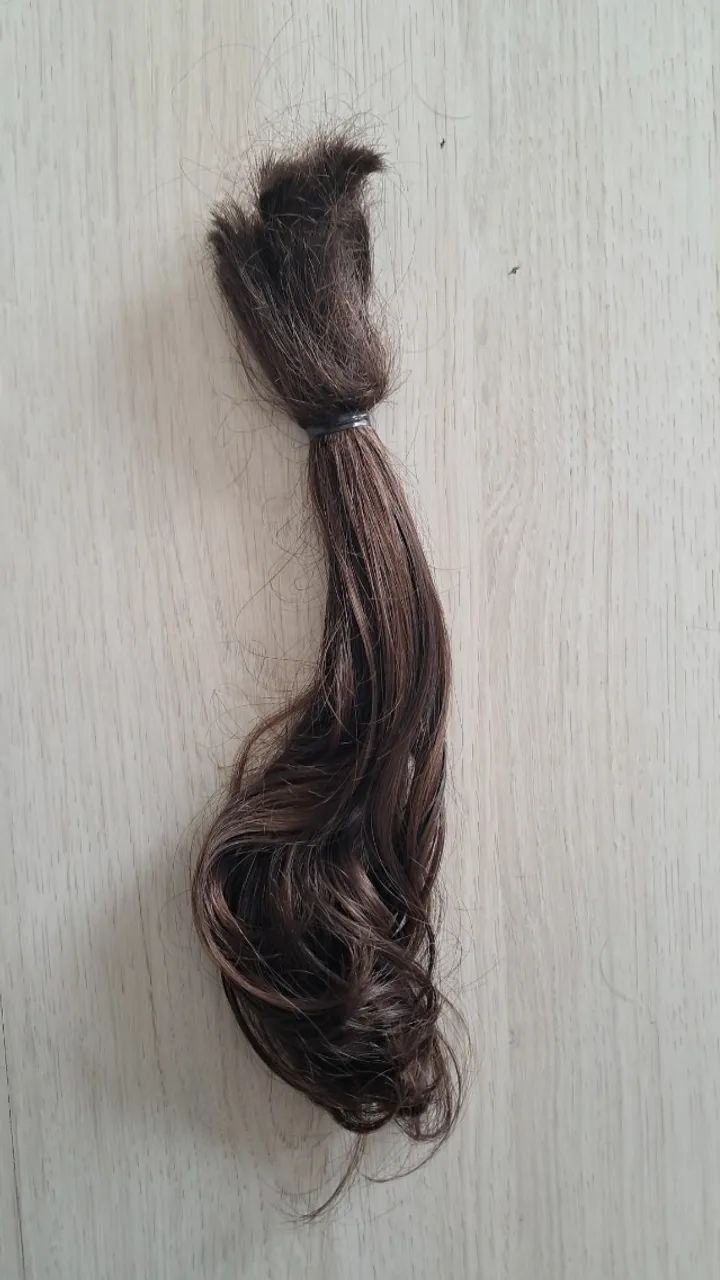 Cabelo Humano Natural 30cm