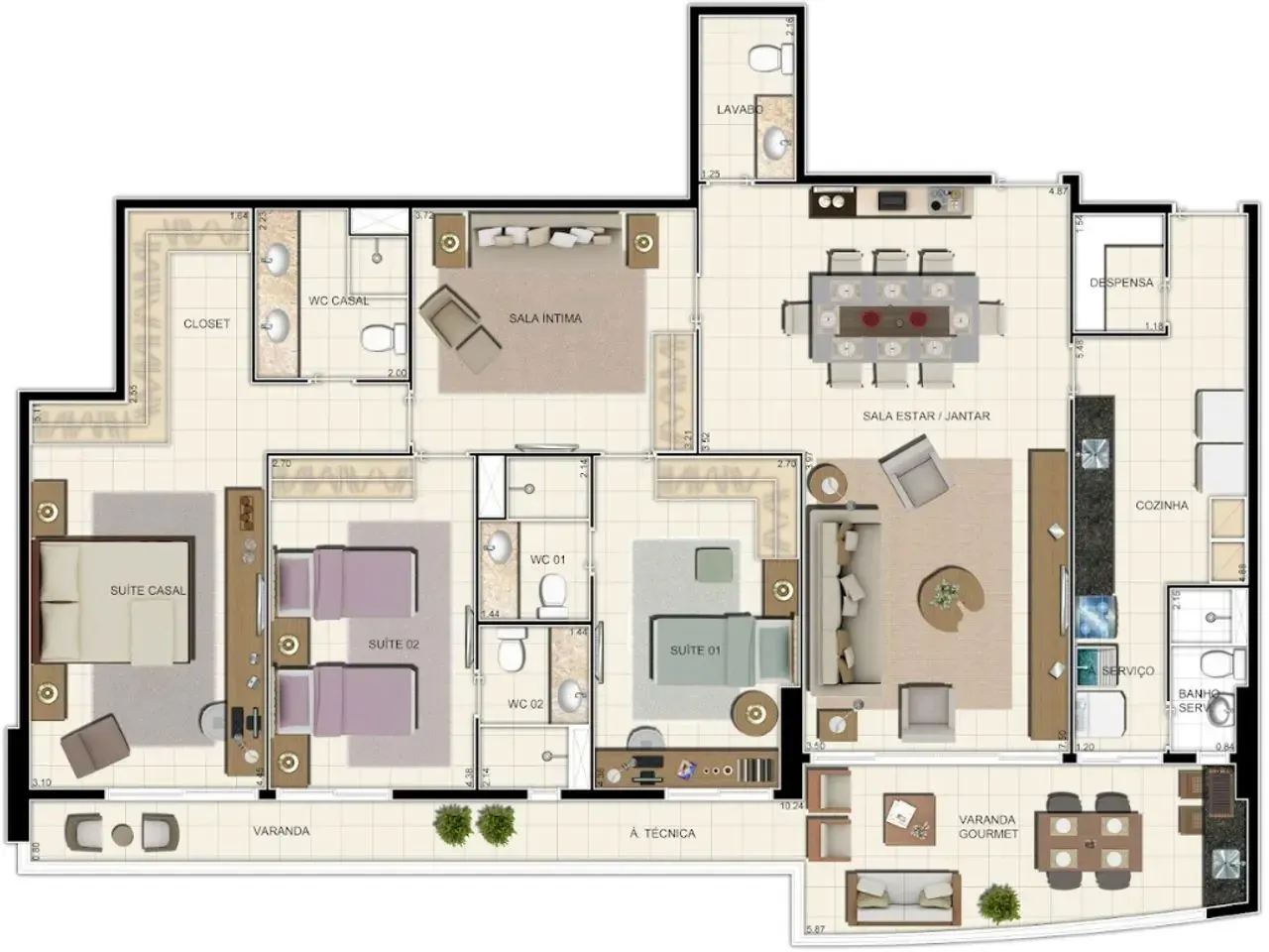 PLANTA 152m²