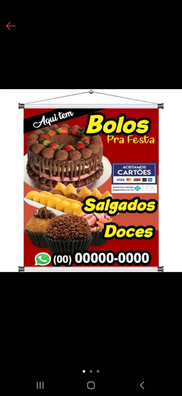 Salgado para lanchonete. 