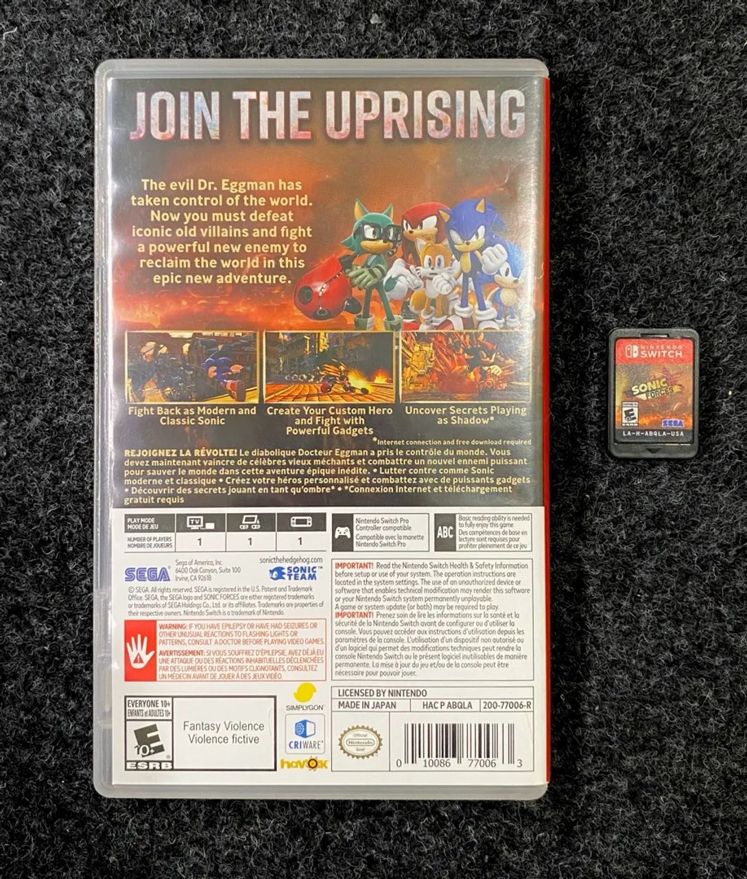 Jogo Sonic Forces para Nintendo Switch - Foto 2