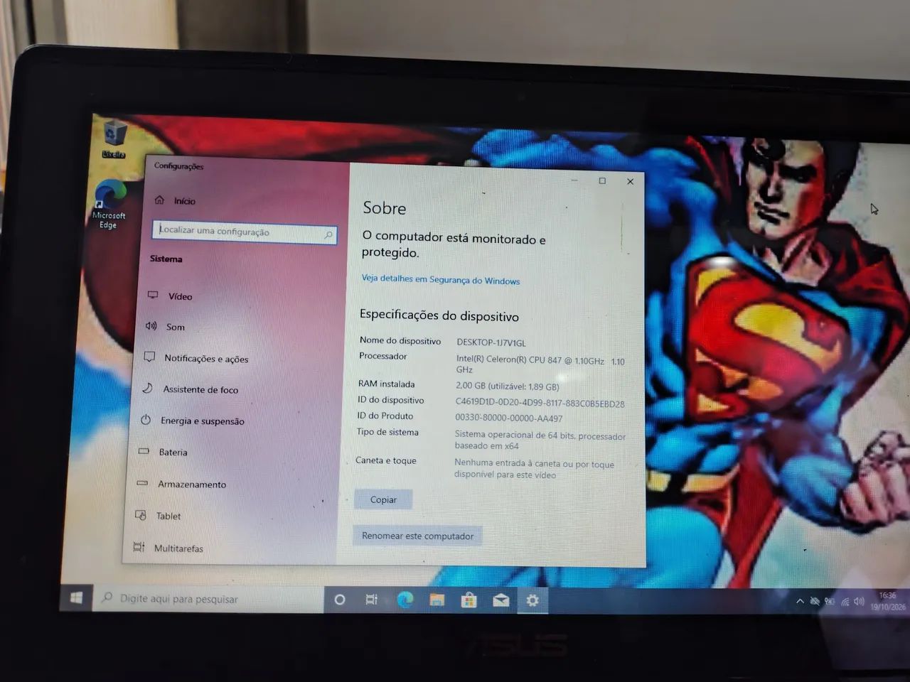Notebook Asus tela 12 - Foto 2