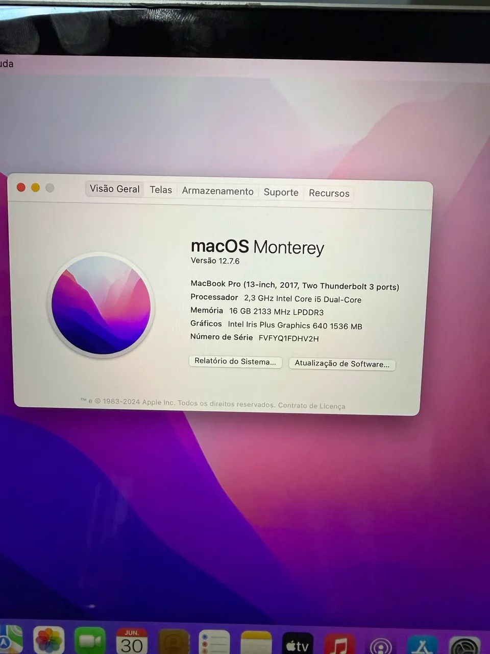MacBook Pro 2017 modelo A-1708 16gb de RAM - Foto 3