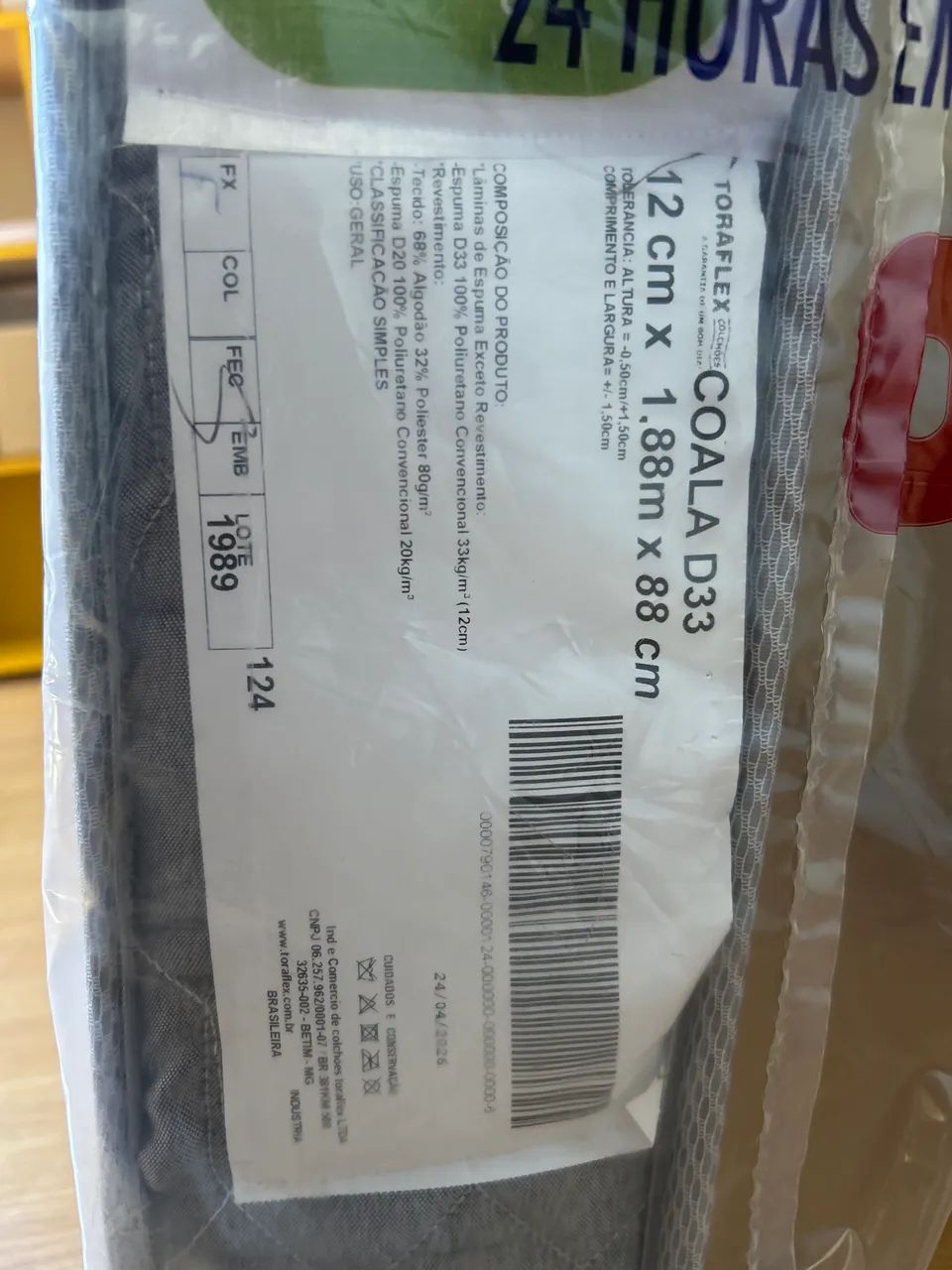 Colchão Solteiro D33 TORAFLEX - Foto 3