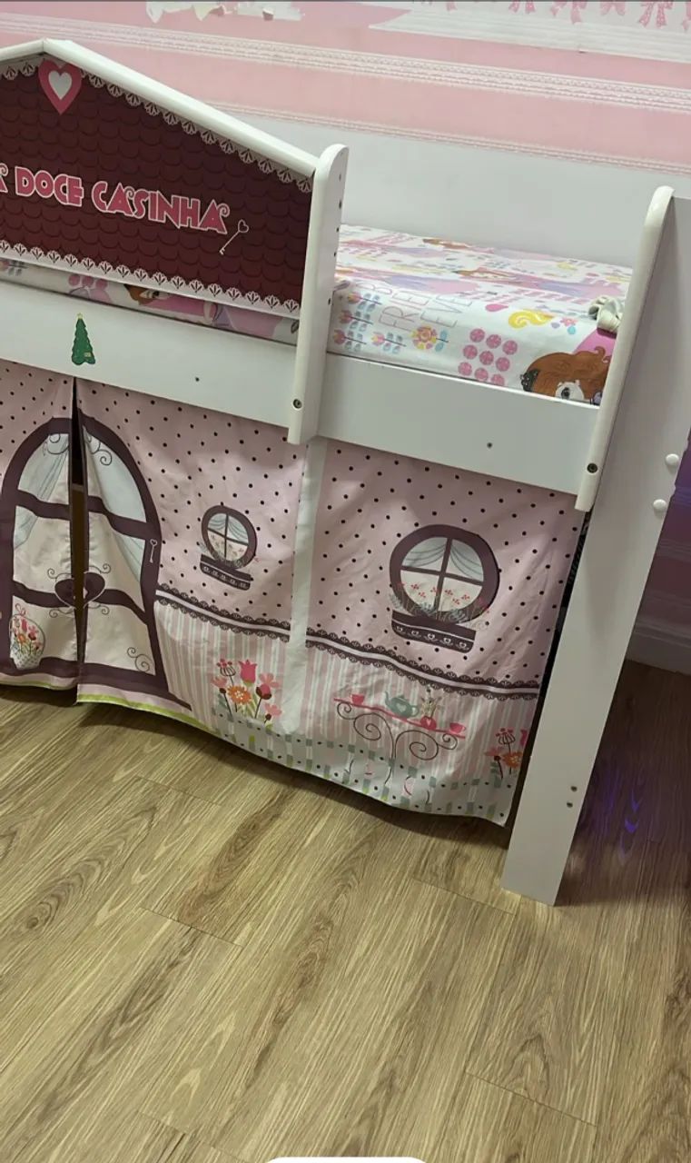 Cama cabana com escorregador  - Foto 5