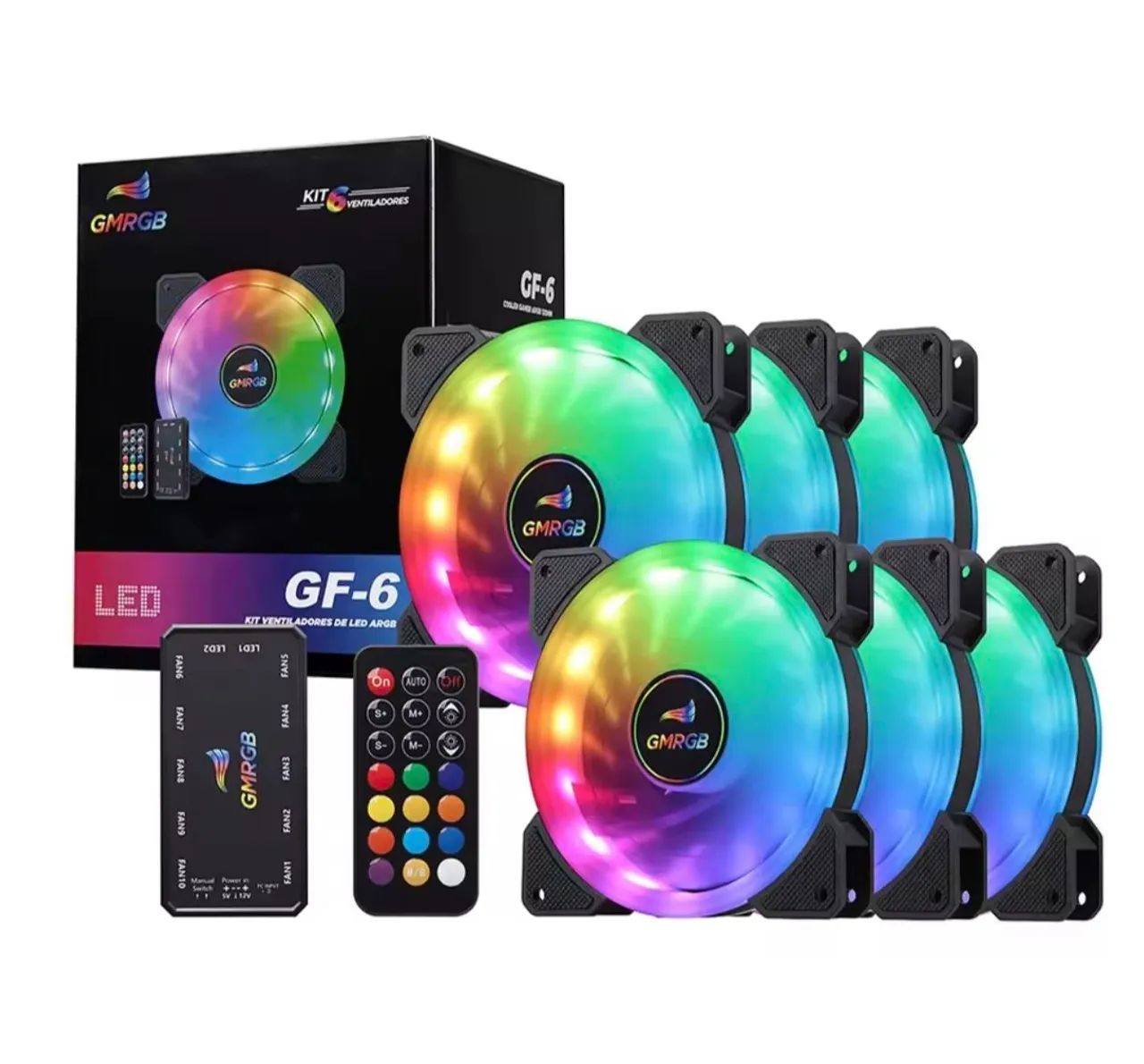 Placa mãe x99, gabinete + 2680v4 +  memória 8gb 2133mhz+ cooler+ 6rgb controladora  - Foto 6