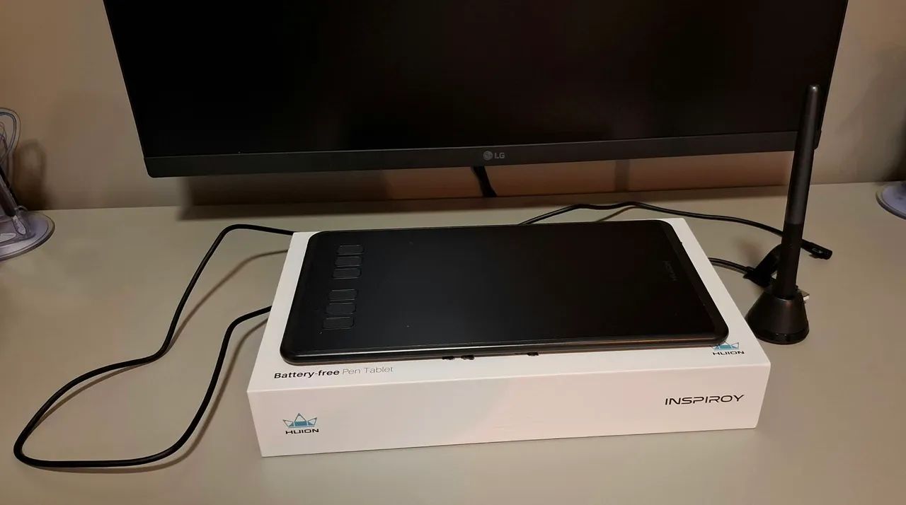 Tablet Desenho Huion Inspiroy H640p - Foto 2