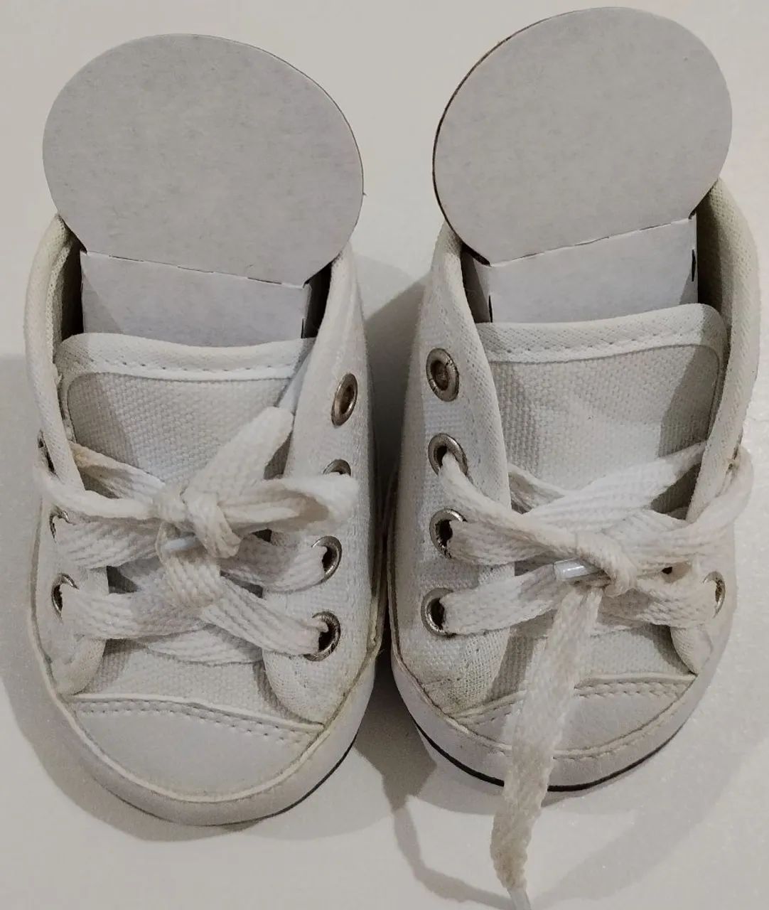 Sapatinho All Star Branco para Bebês - Foto 4