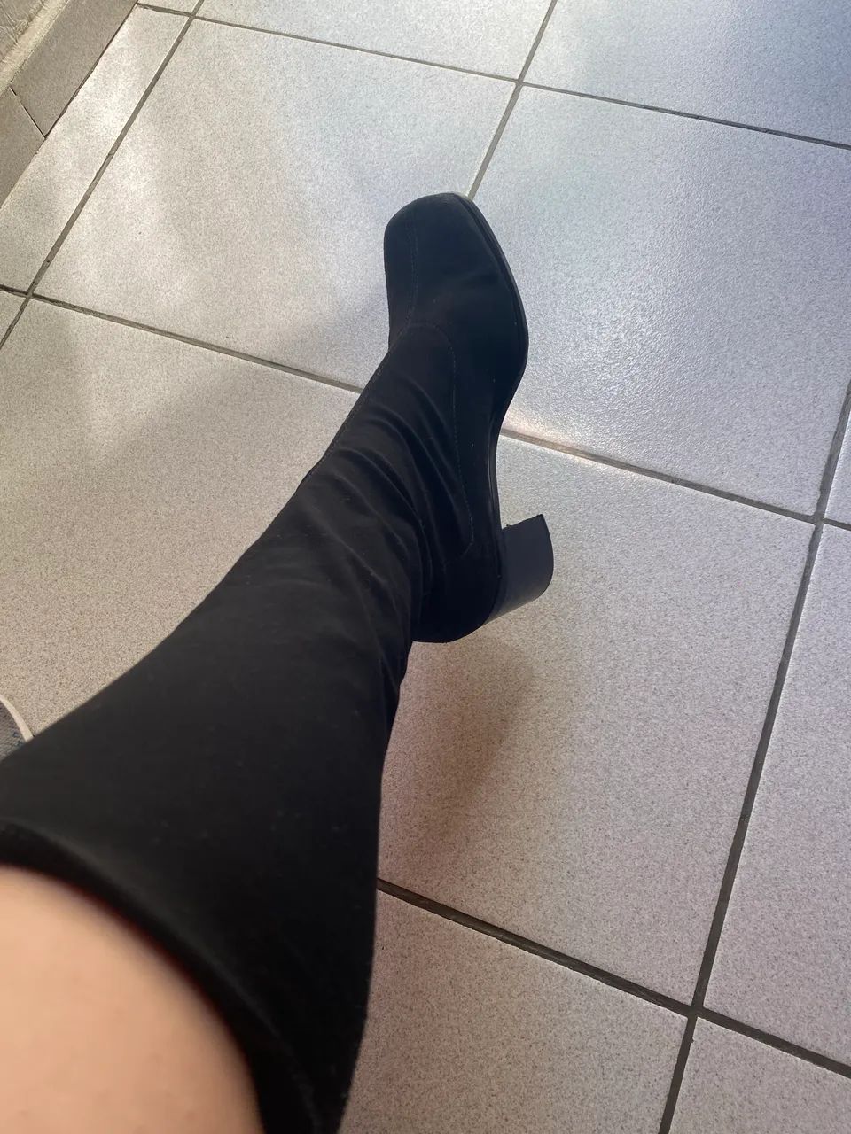 Bota estilo sock boot(bota meia)