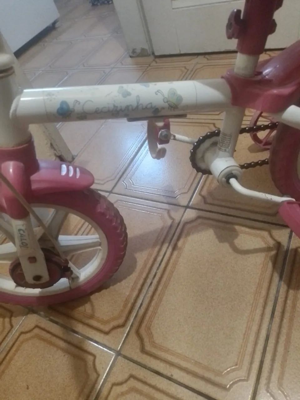 desapego bicicleta infantil ceci rosa no estado - Foto 3