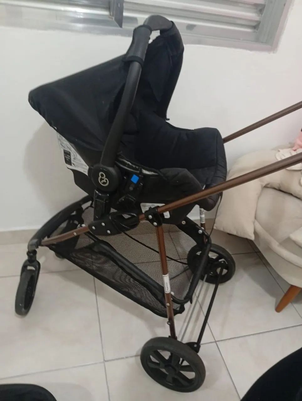 Carrinho de Bebê + Cadeirinha - Foto 4