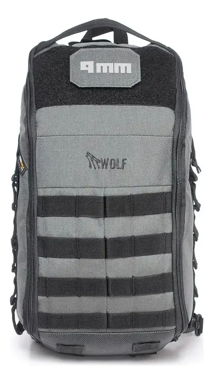 Mochila Transversal Wolf Attack 9mm Urban Grey Cordura®1000d - Foto 2