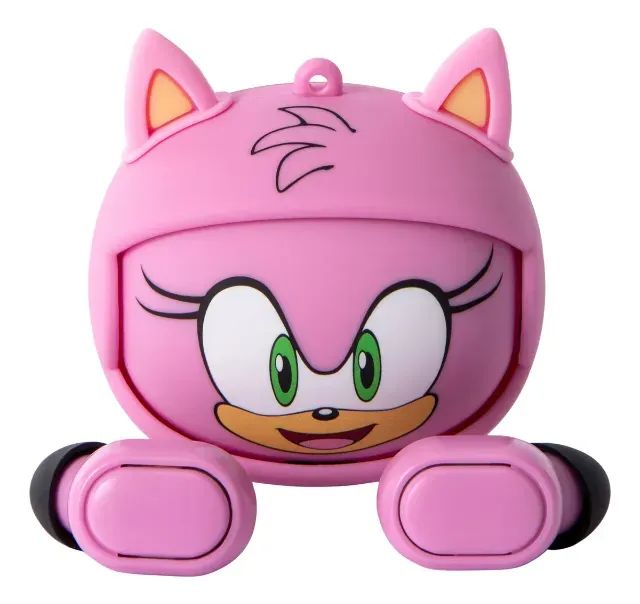 Amy Sonic The Hedgehog Earbuds Bluetooth Sega - Foto 3