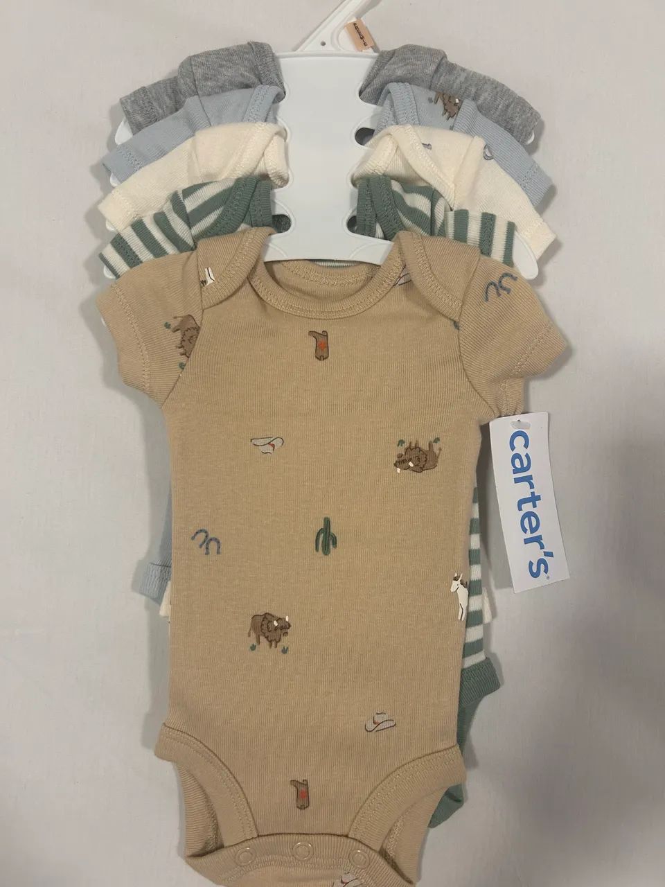 Kit 5 bodys Carter?s Prematuro Novo com etiqueta 