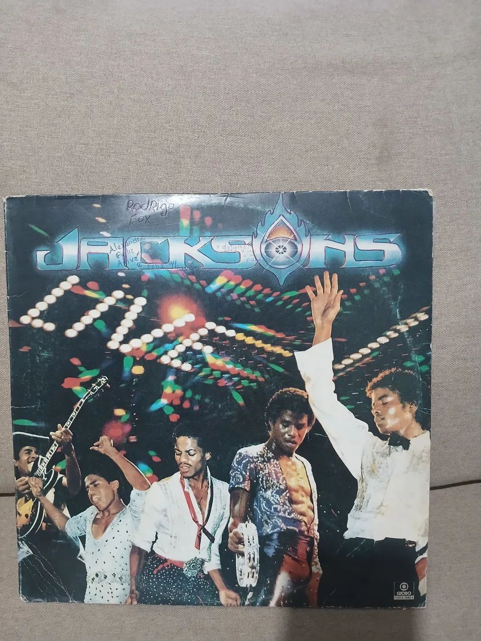 Disco de vinil Michael Jackson The jacksons live duplo