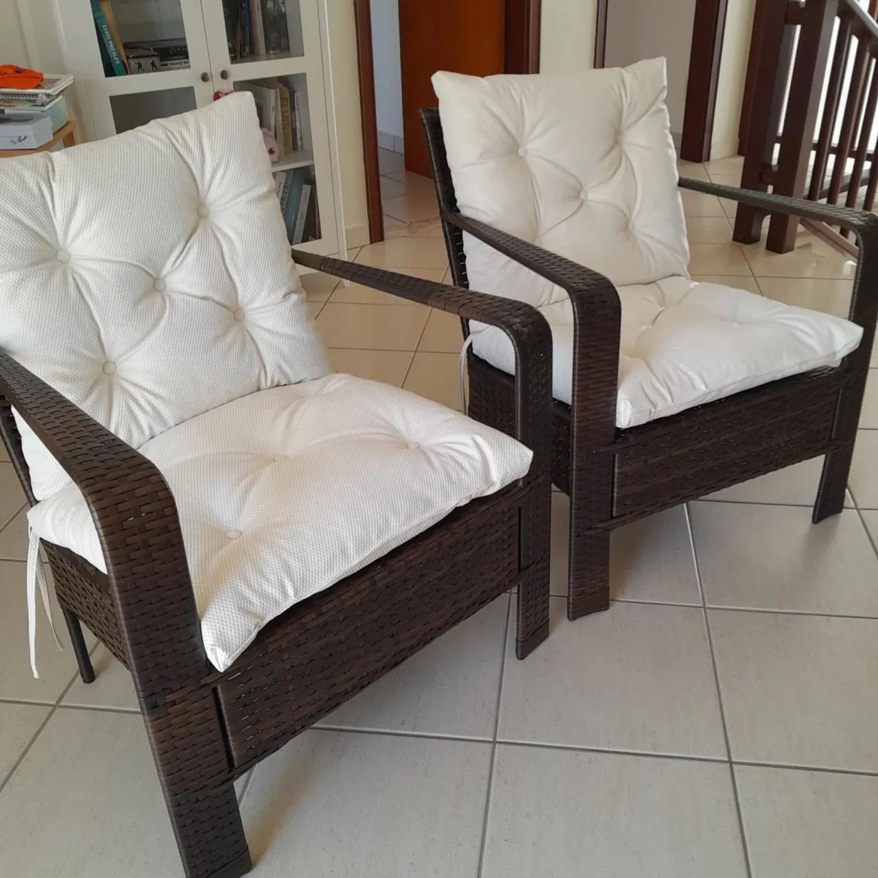 Conjunto de Cadeiras Fibra Sintética  - Foto 2