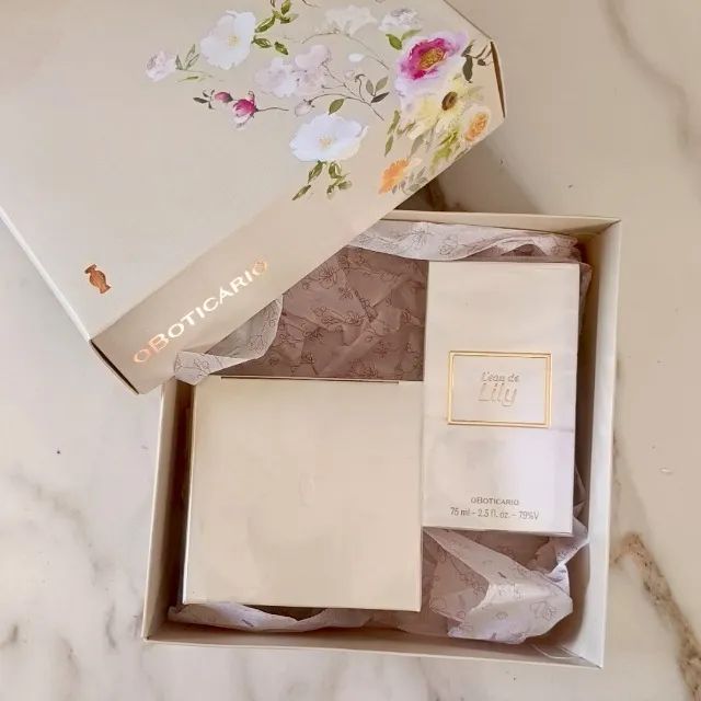 Kit Presente Lily Tradicional Perfume L?eau 75ml + Hidratante 250gr - Foto 3
