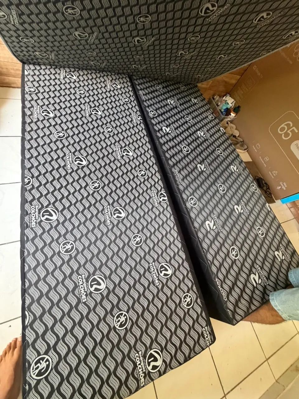 Cama bi partida + Colchão  - Foto 4