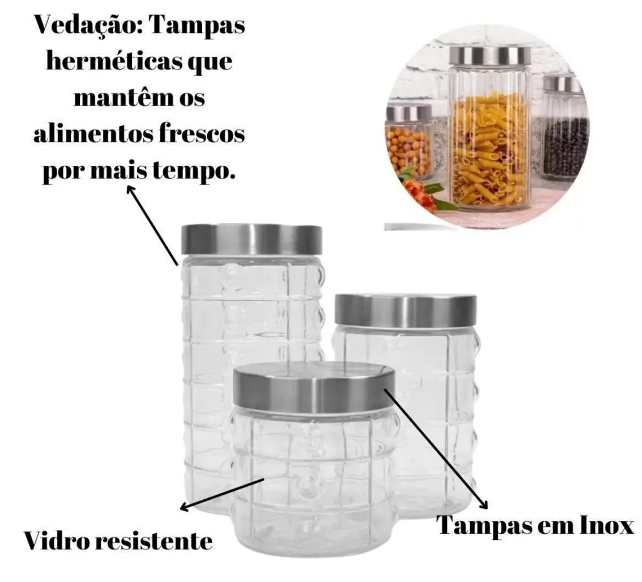 Kit de porta mantimentos  - Foto 2