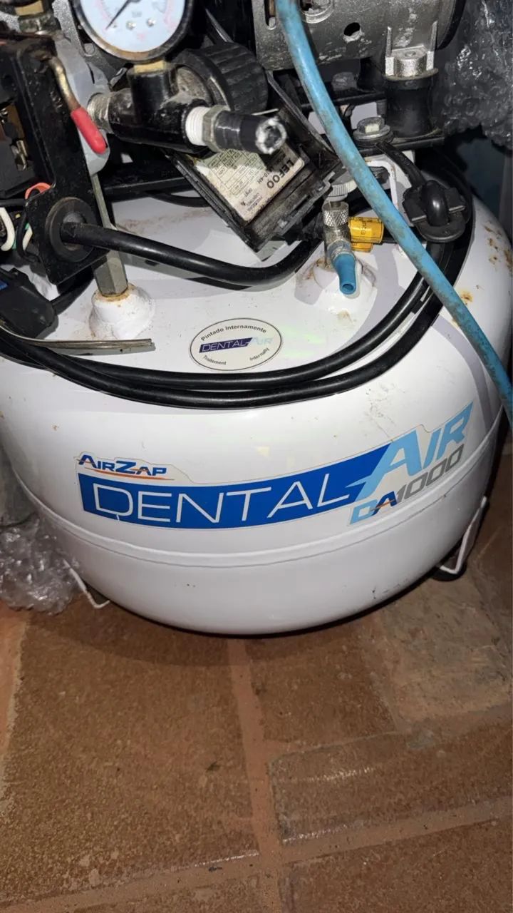 Compressor de Ar Odontológico DA1000 30VFP 30L AirZap - Foto 4
