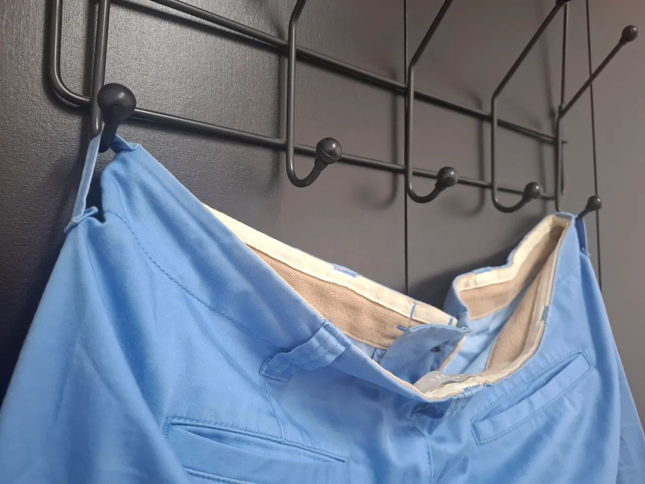 MadeInFrance Calça azul algodão tam. 48 - Foto 3