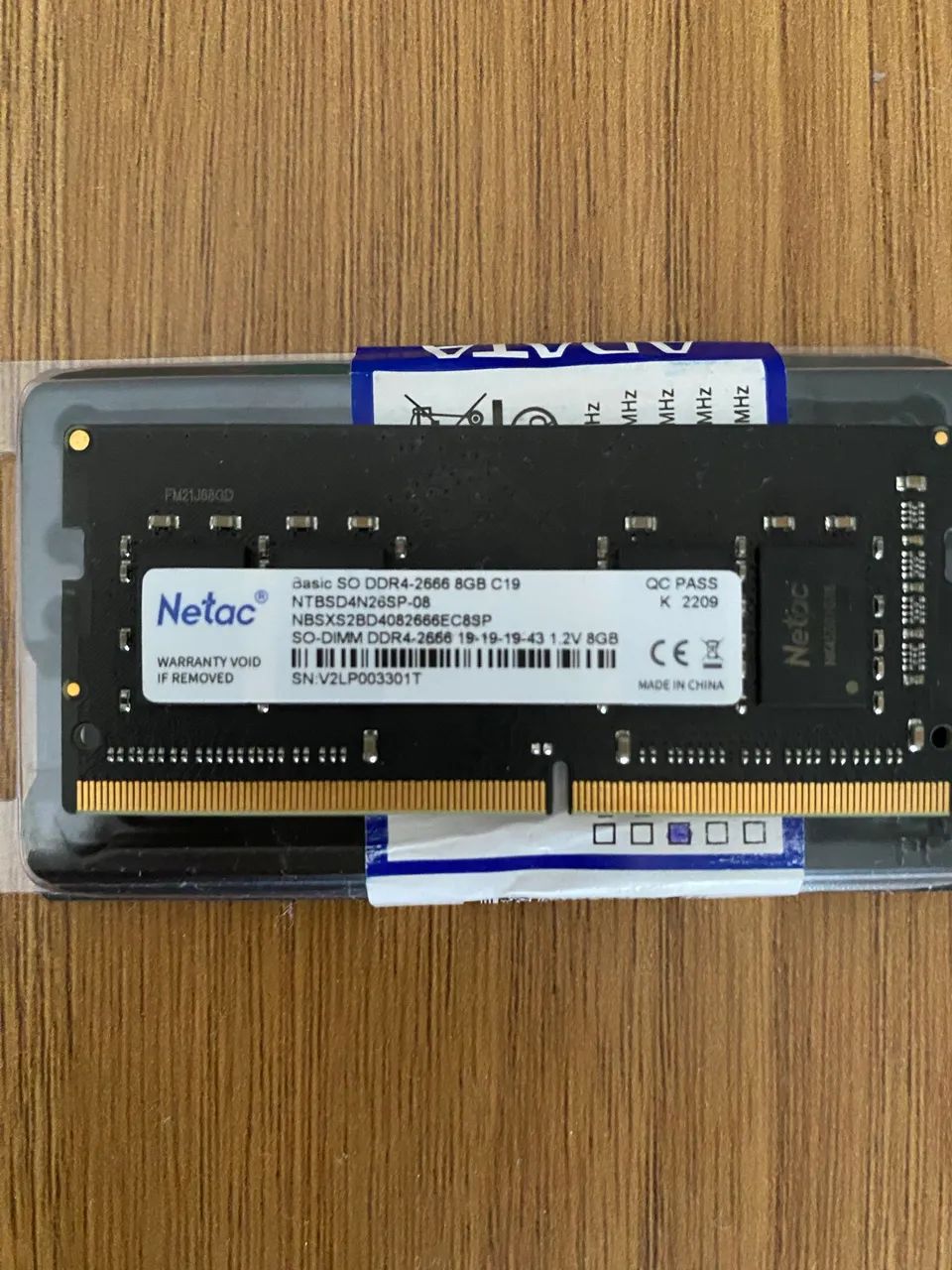 Memória Notebook 8GB DDR4
