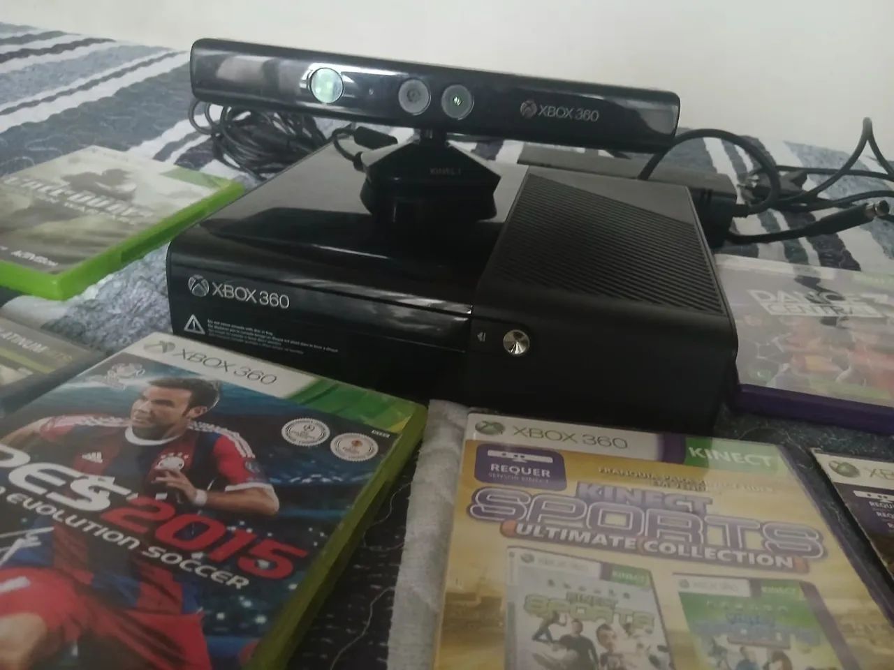 XBOX 360 COM KINECT E JOGOS - Foto 2
