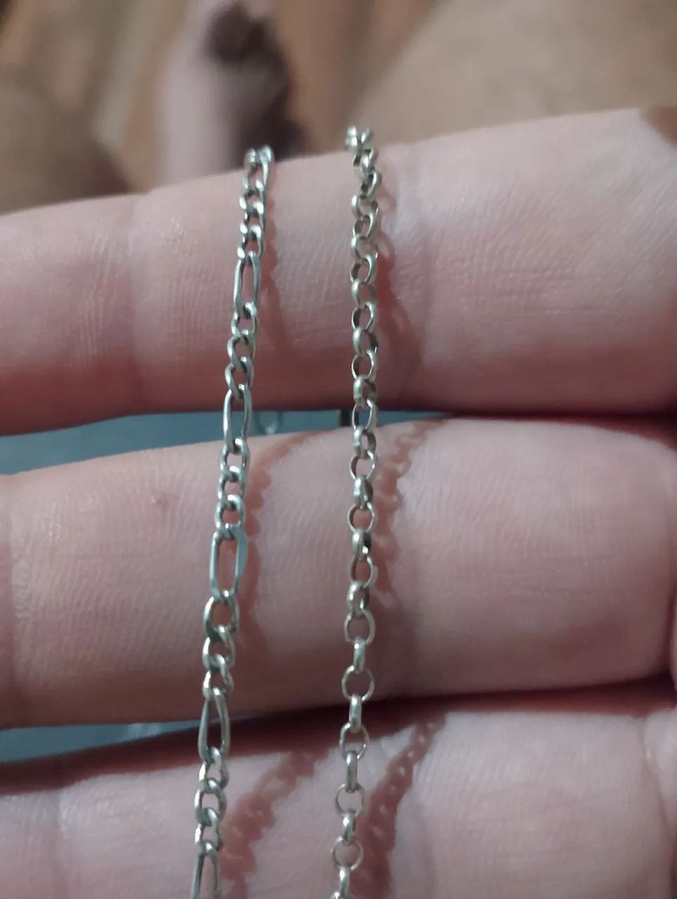 Duas pulseiras de prata.  - Foto 2