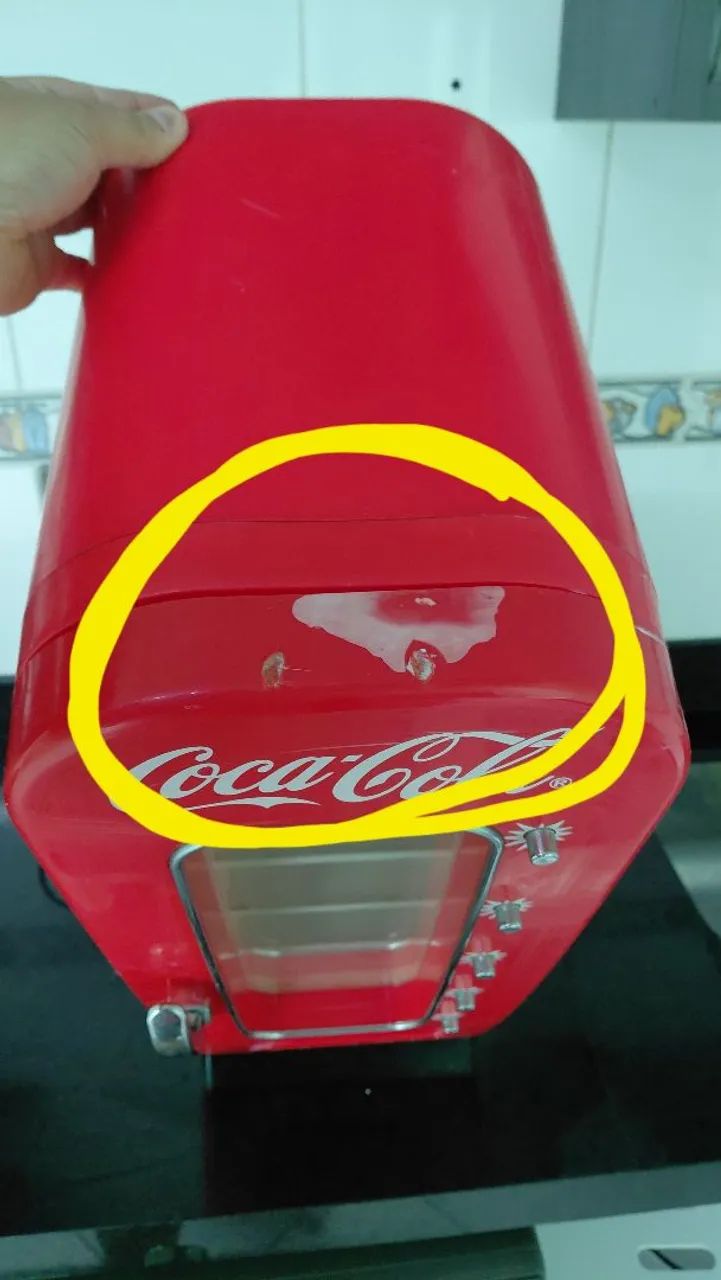 Cooler Coca Cola Vending Retro/decoração - Foto 6