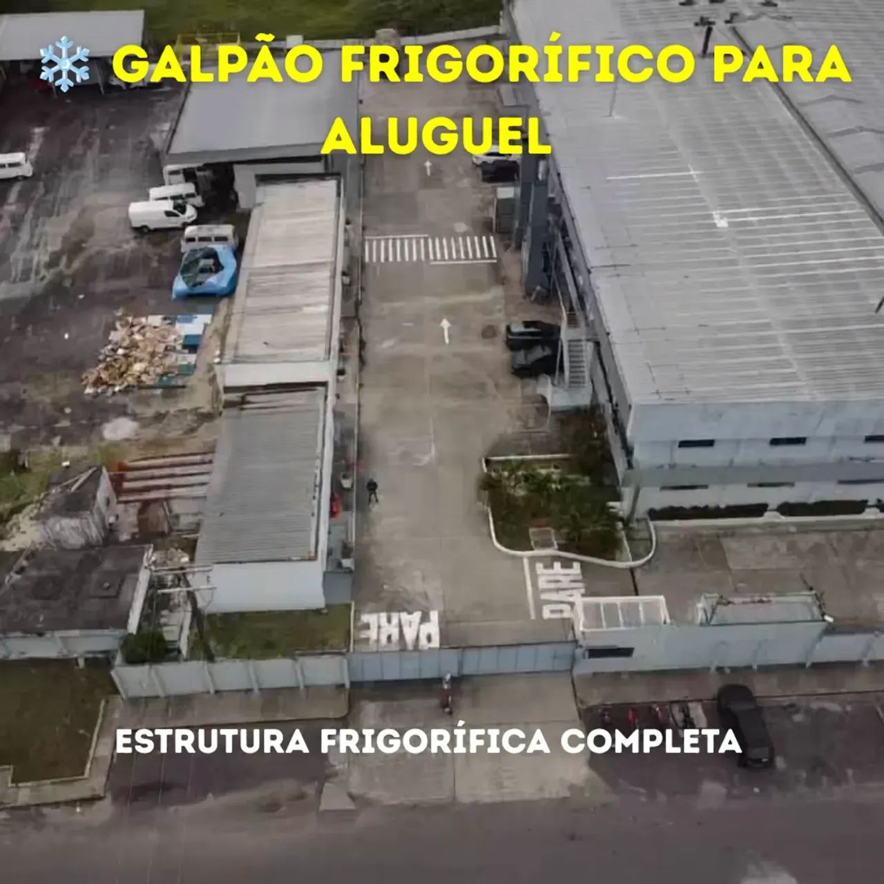 Galpão para Locação com câmeras frigoríficas