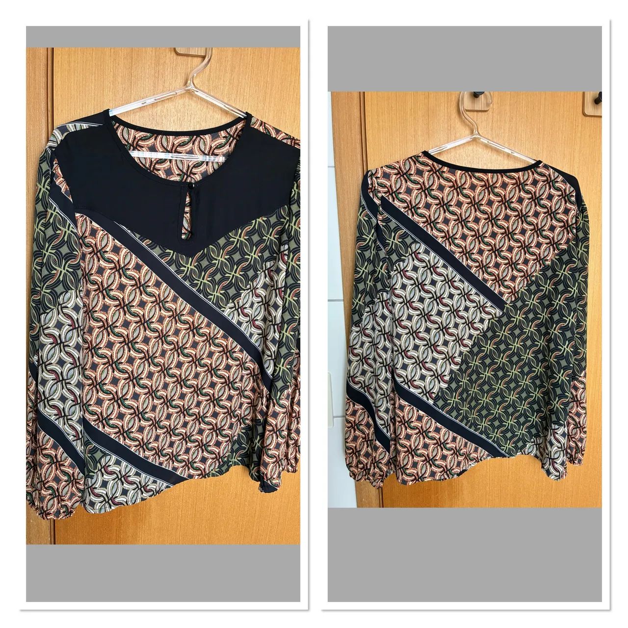 Blusa em crepe M DEFE