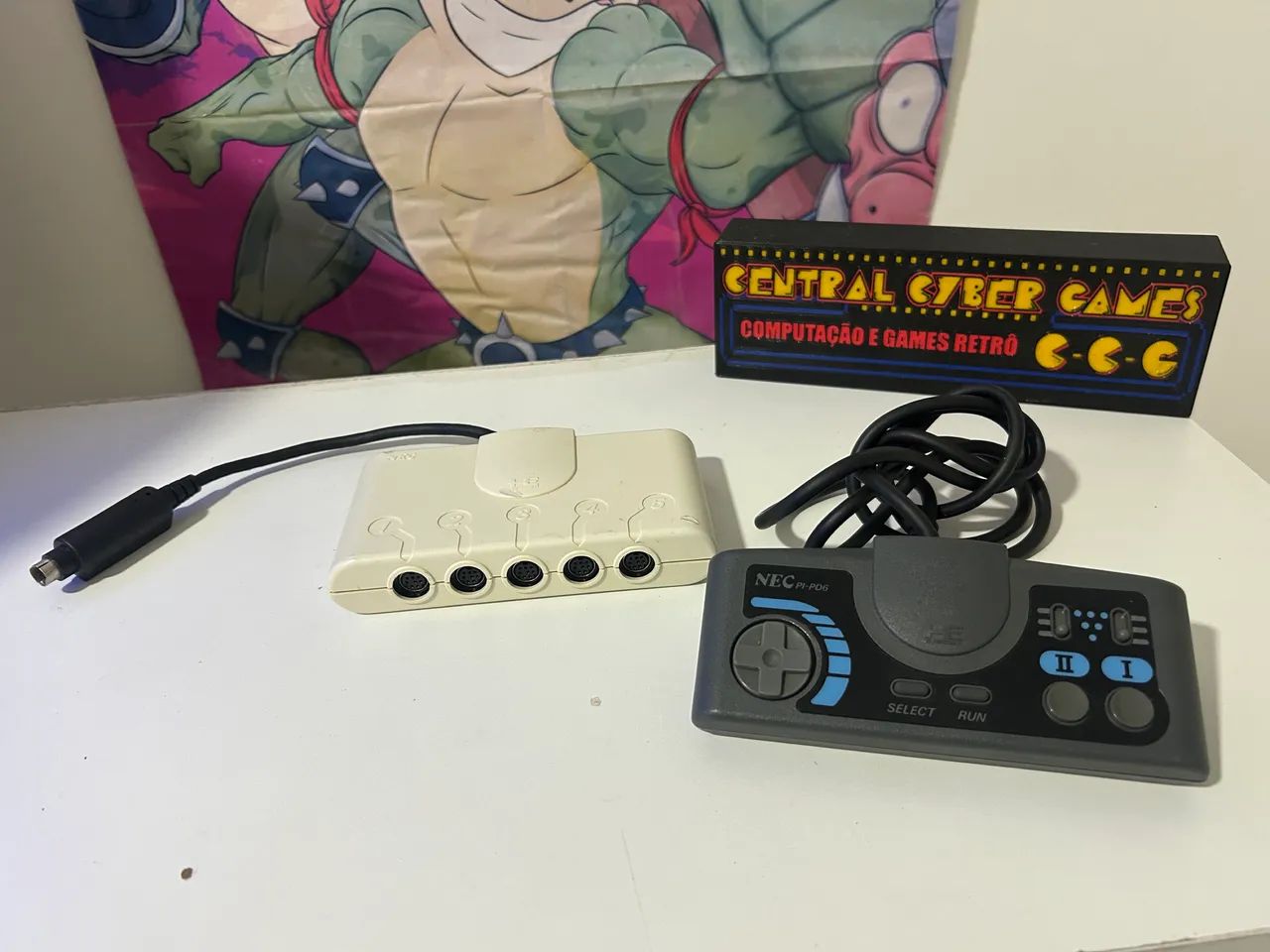 Controle de PC Engine + MultiTap 5