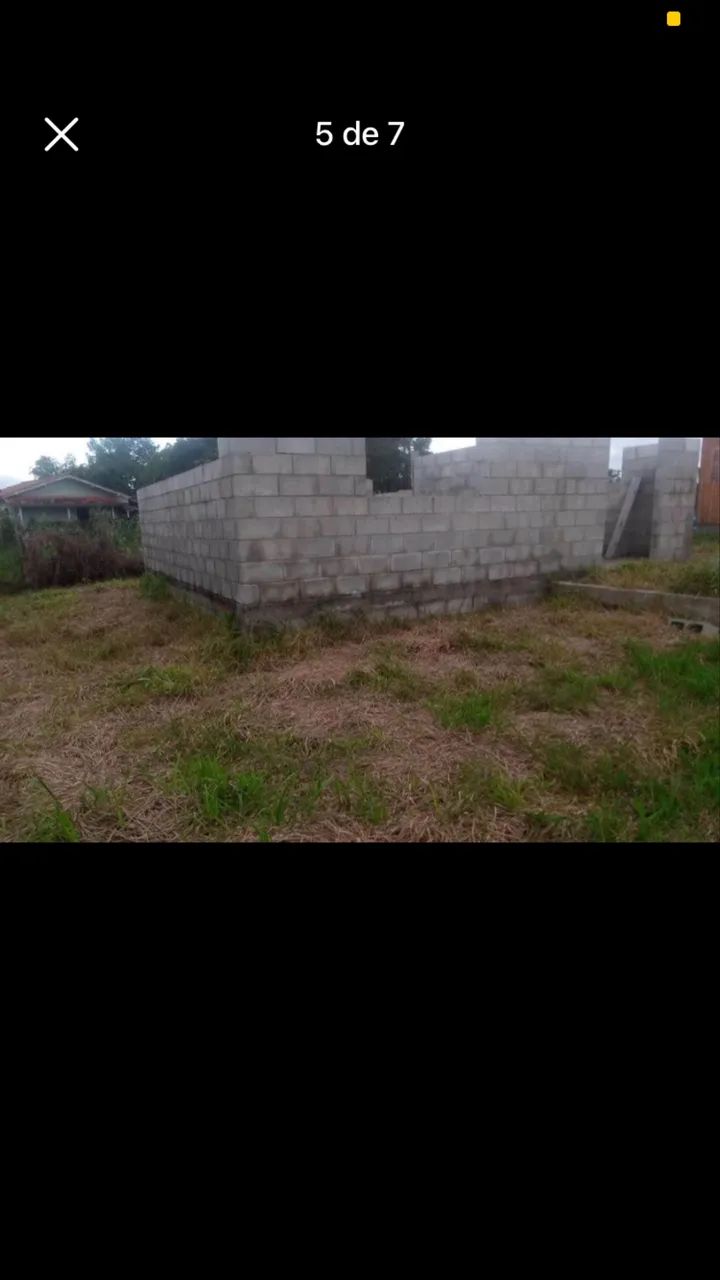 Terreno com casa em construção com padrão de luz  - Foto 5