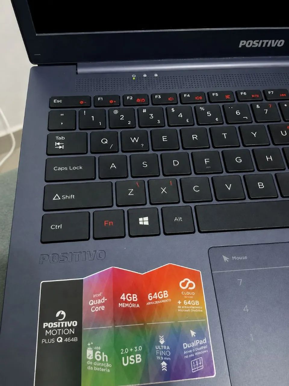 Notebok positivo motion plus